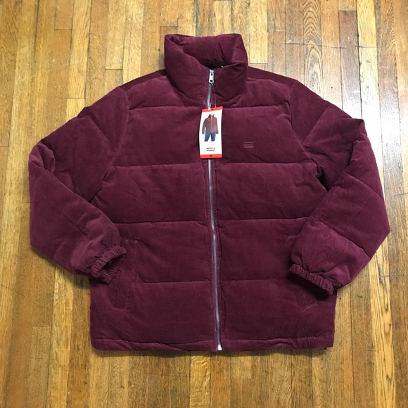 Levi’s Ladies Corduroy Puffer Jacket - Picture 2 of 13